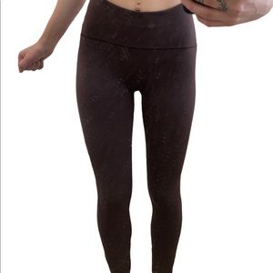 Maroon Lulu Lemon Leggings